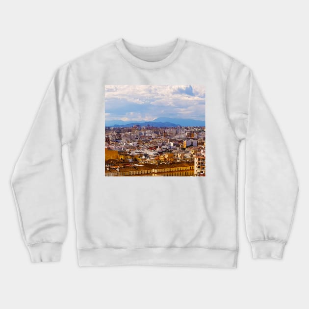 Malaga, Spain Crewneck Sweatshirt by Kate-P-